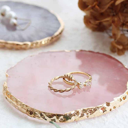 Crystal Jewelry Display Plate