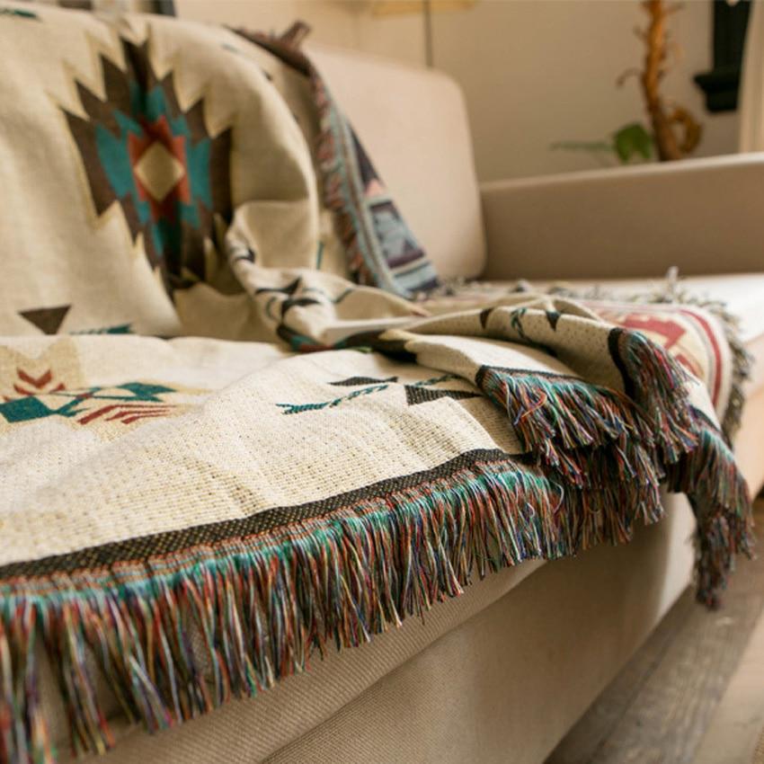 Bohemian Style Throw Blanket