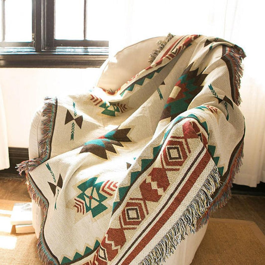 Bohemian Style Throw Blanket