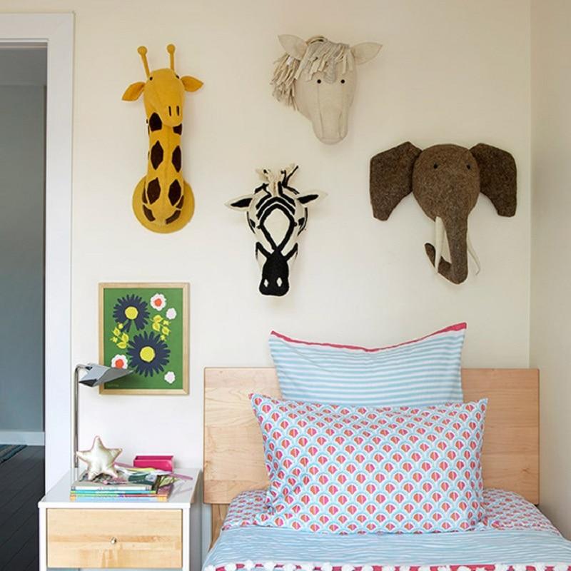 Plush Wall Hanging Animals