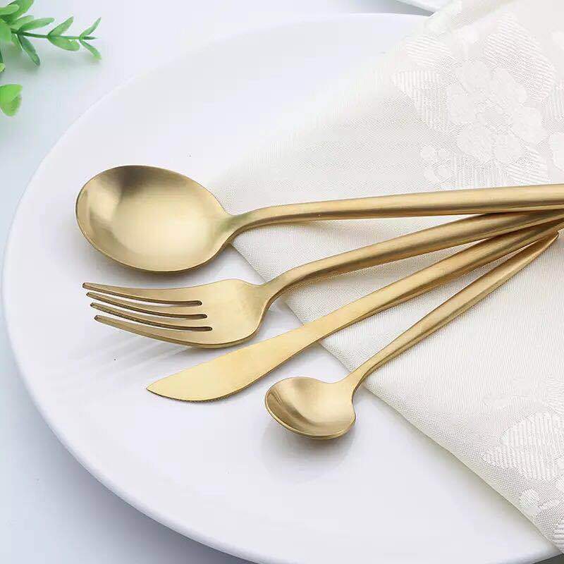 Gold Cutlery Set