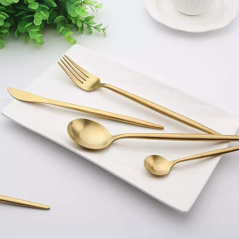 Gold Cutlery Set