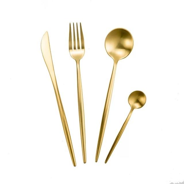 Gold Cutlery Set