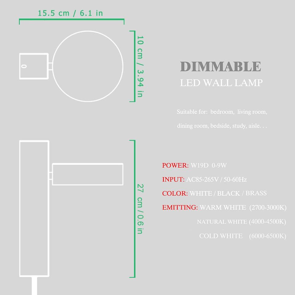 LED wall lamp