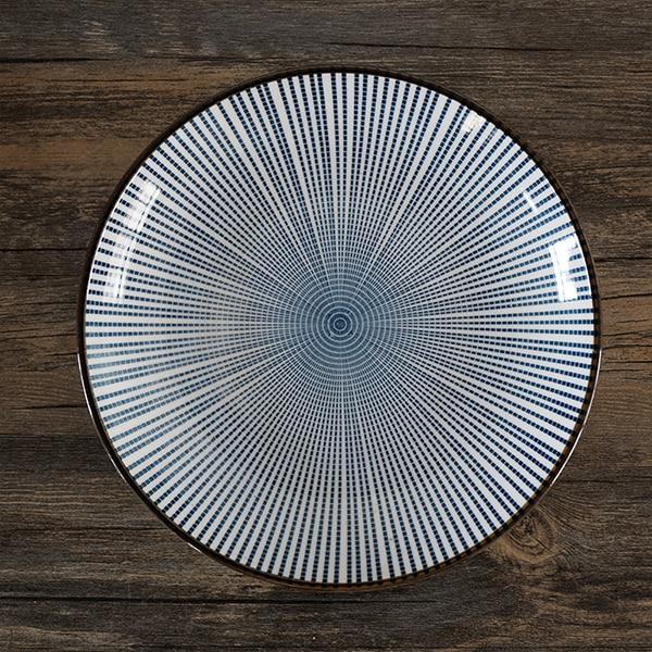 Japanese Style Ceramic Dinner Plates