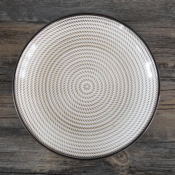 Japanese Style Ceramic Dinner Plates