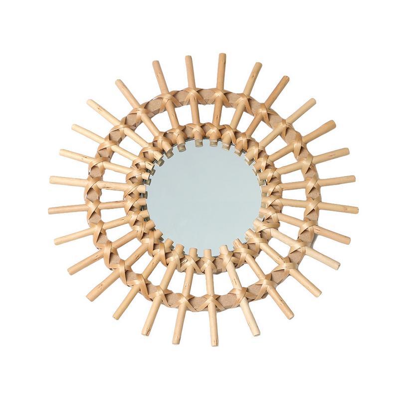 Rattan Sunburst Mirror