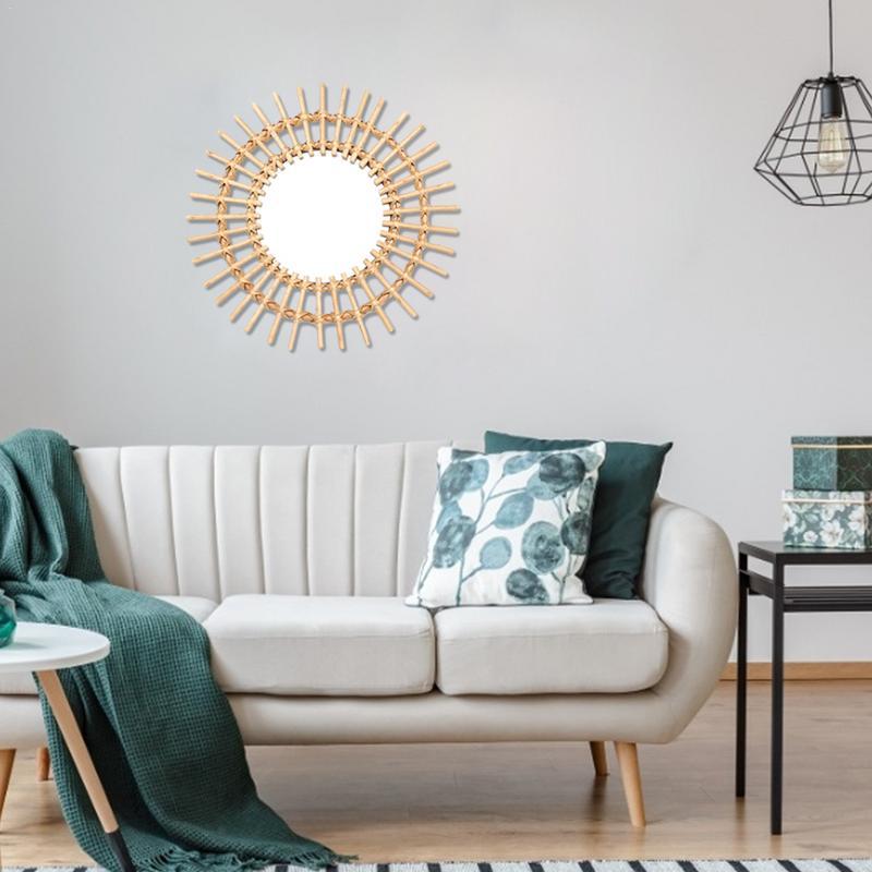 Rattan Sunburst Mirror