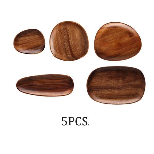 Walnut Serving Plates