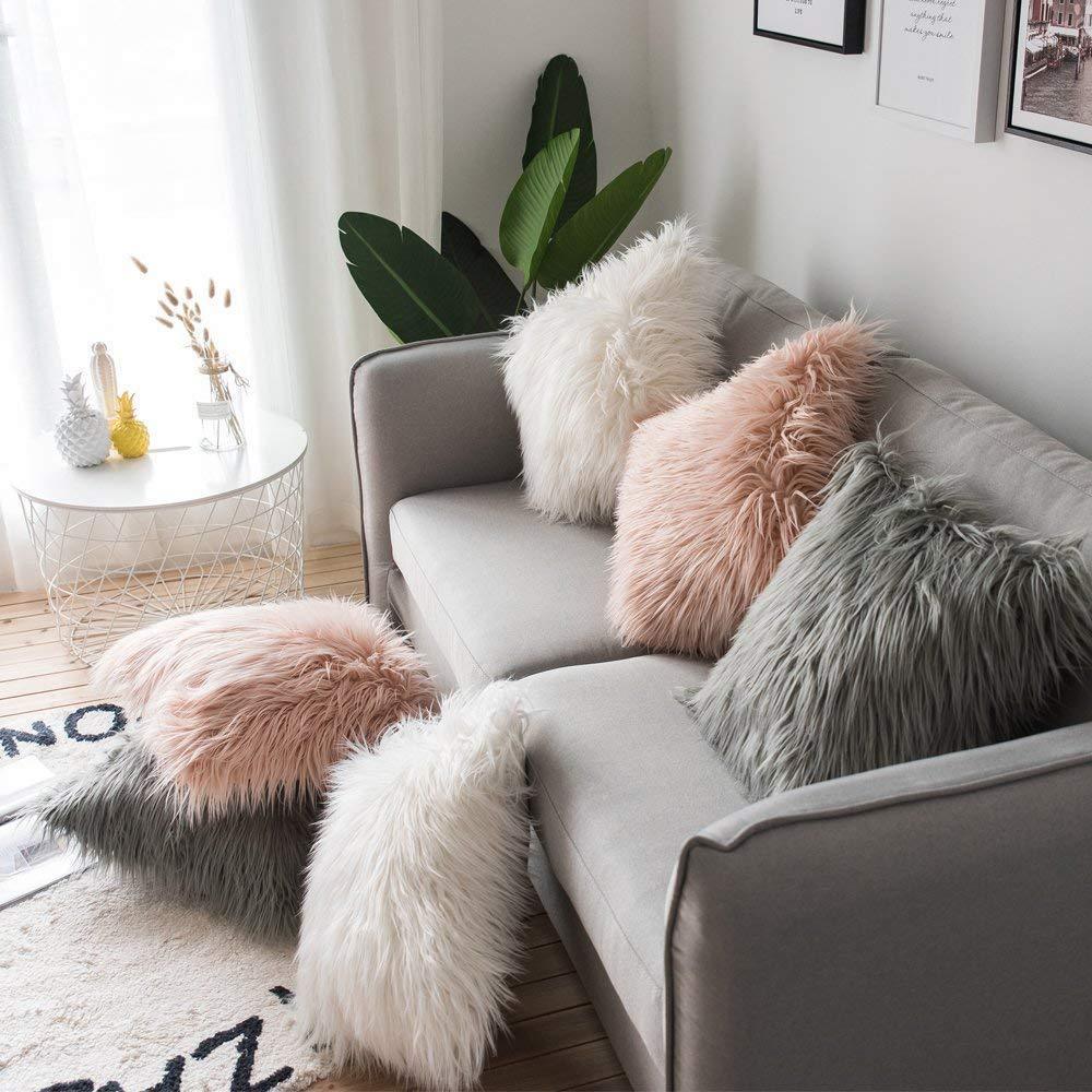 Faux Fur Pillow Cover