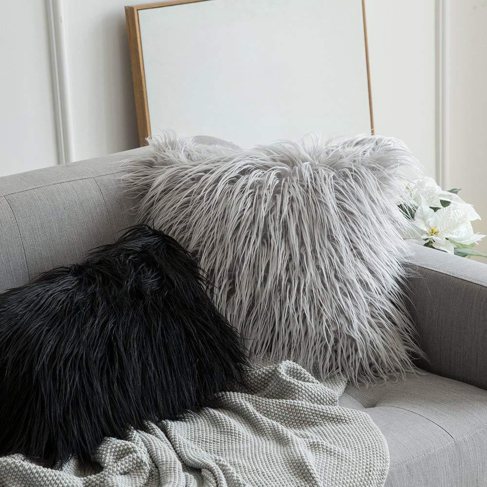 Faux Fur Pillow Cover