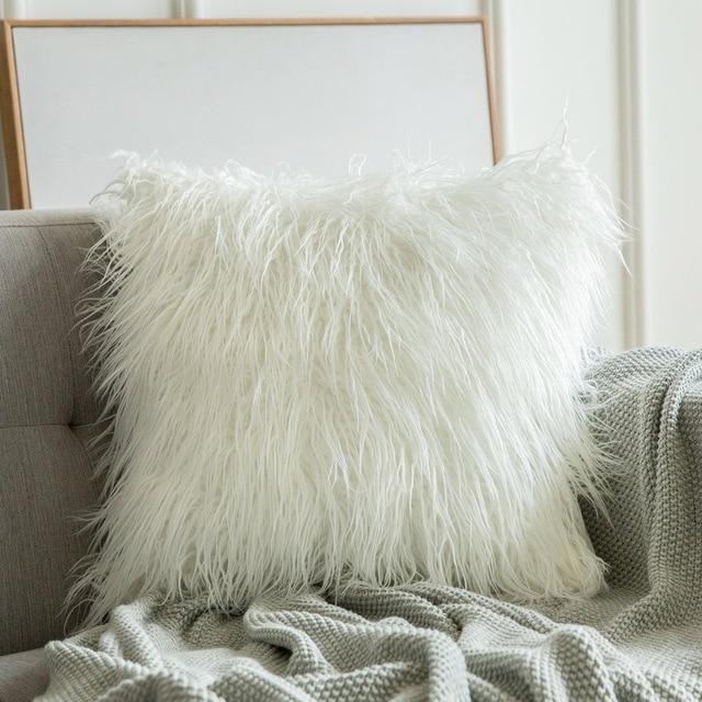 Faux Fur Pillow Cover