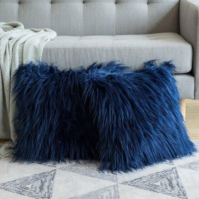 Faux Fur Pillow Cover