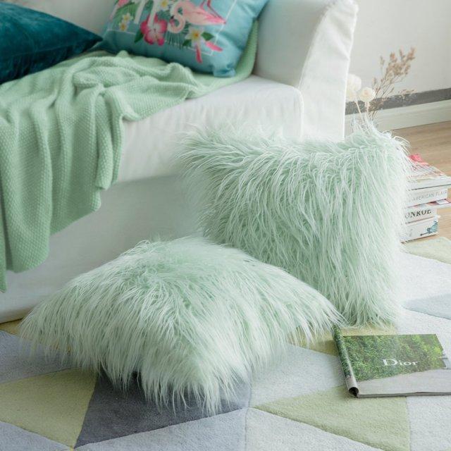 Faux Fur Pillow Cover