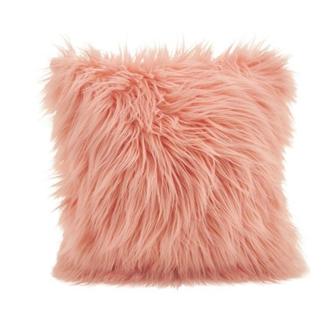 Faux Fur Pillow Cover