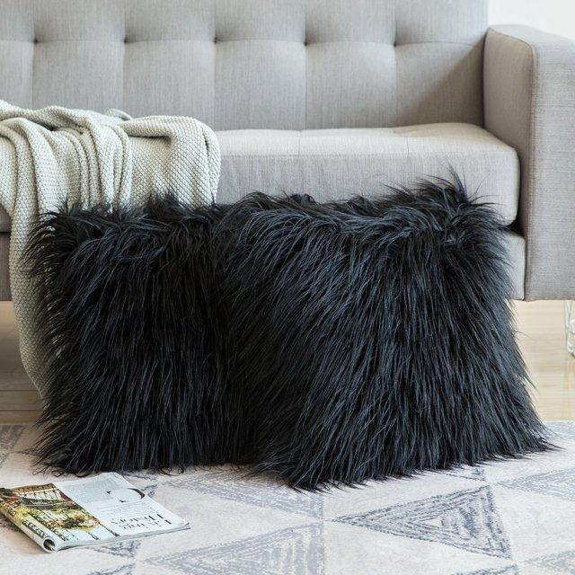 Faux Fur Pillow Cover