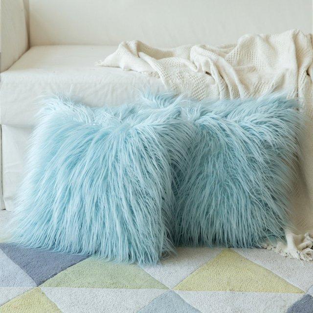 Faux Fur Pillow Cover