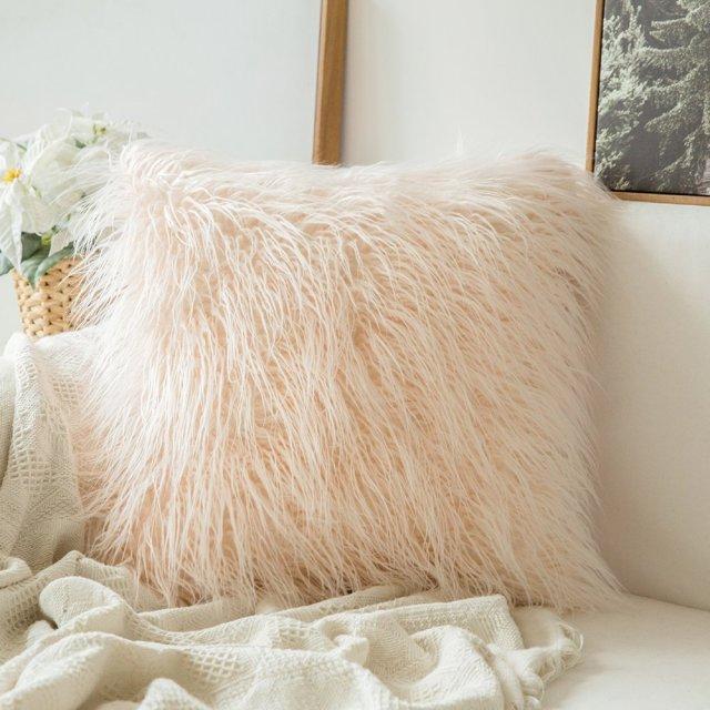 Faux Fur Pillow Cover