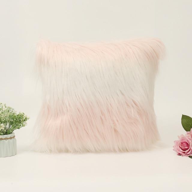 Faux Fur Pillow Cover