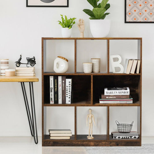 Industrial Open Shelf Bookcase