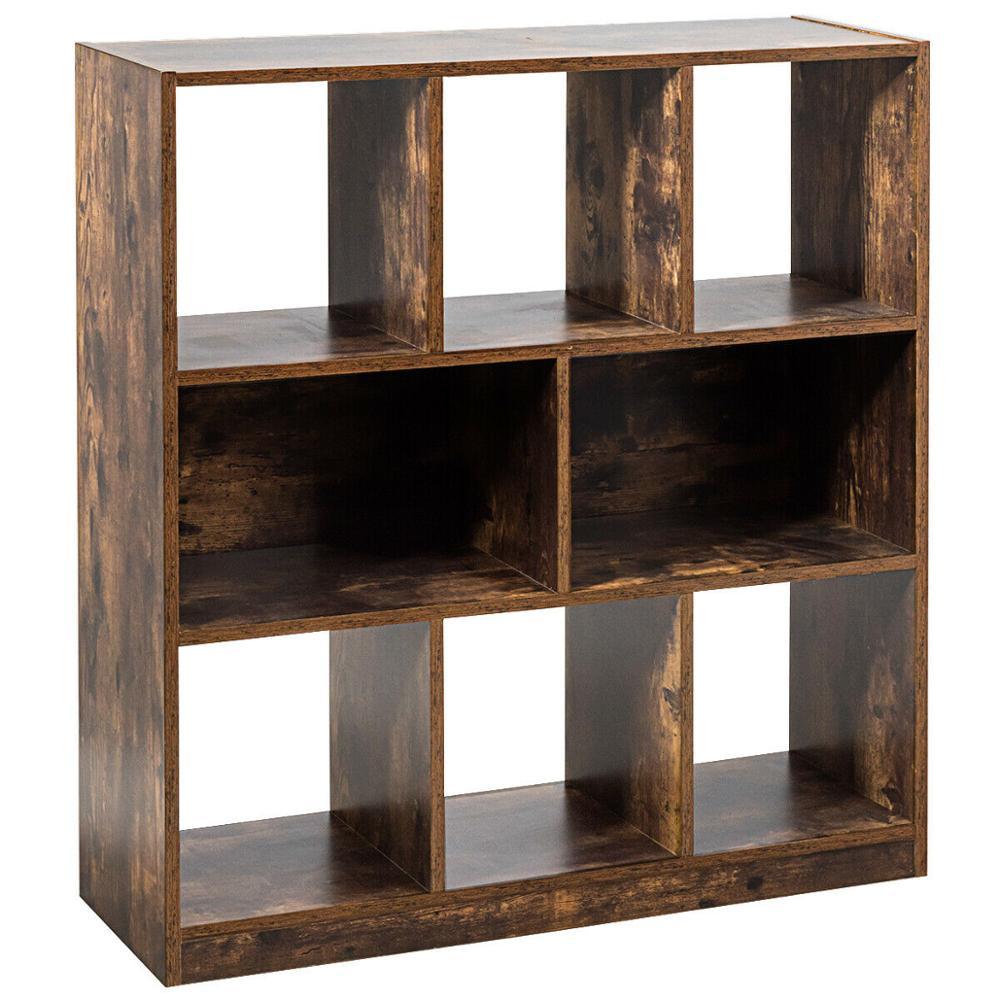 Industrial Open Shelf Bookcase