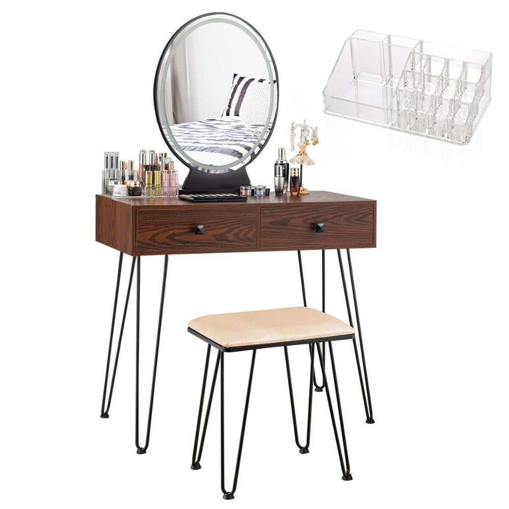 Vanity Makeup Table w/ Light up mirror