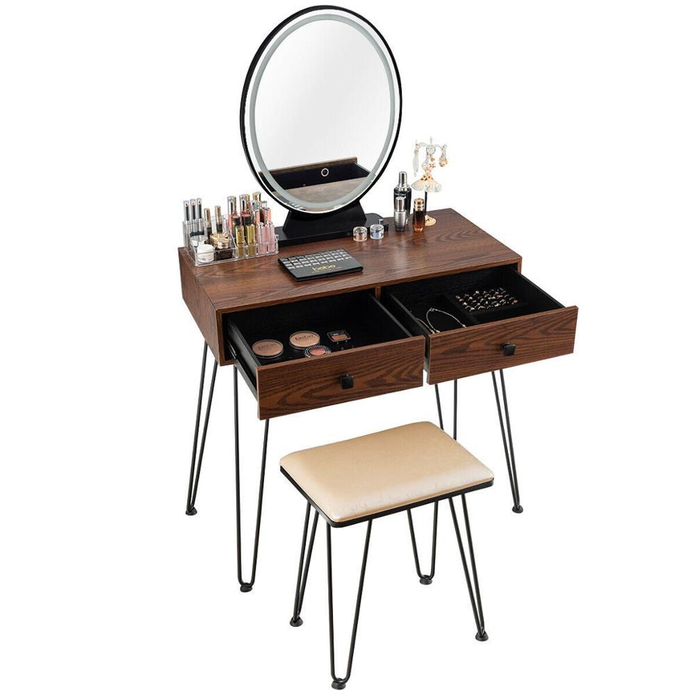 Vanity Makeup Table w/ Light up mirror