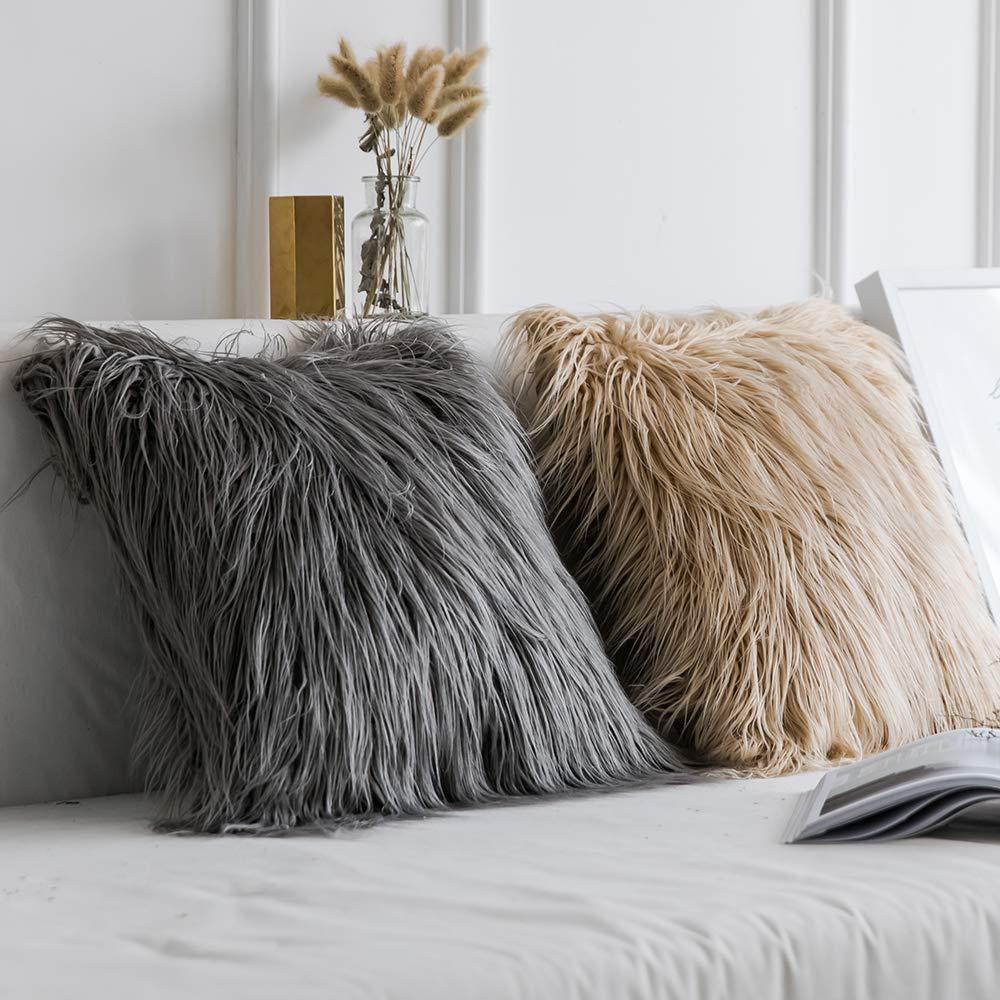 Faux Fur Pillow Cover