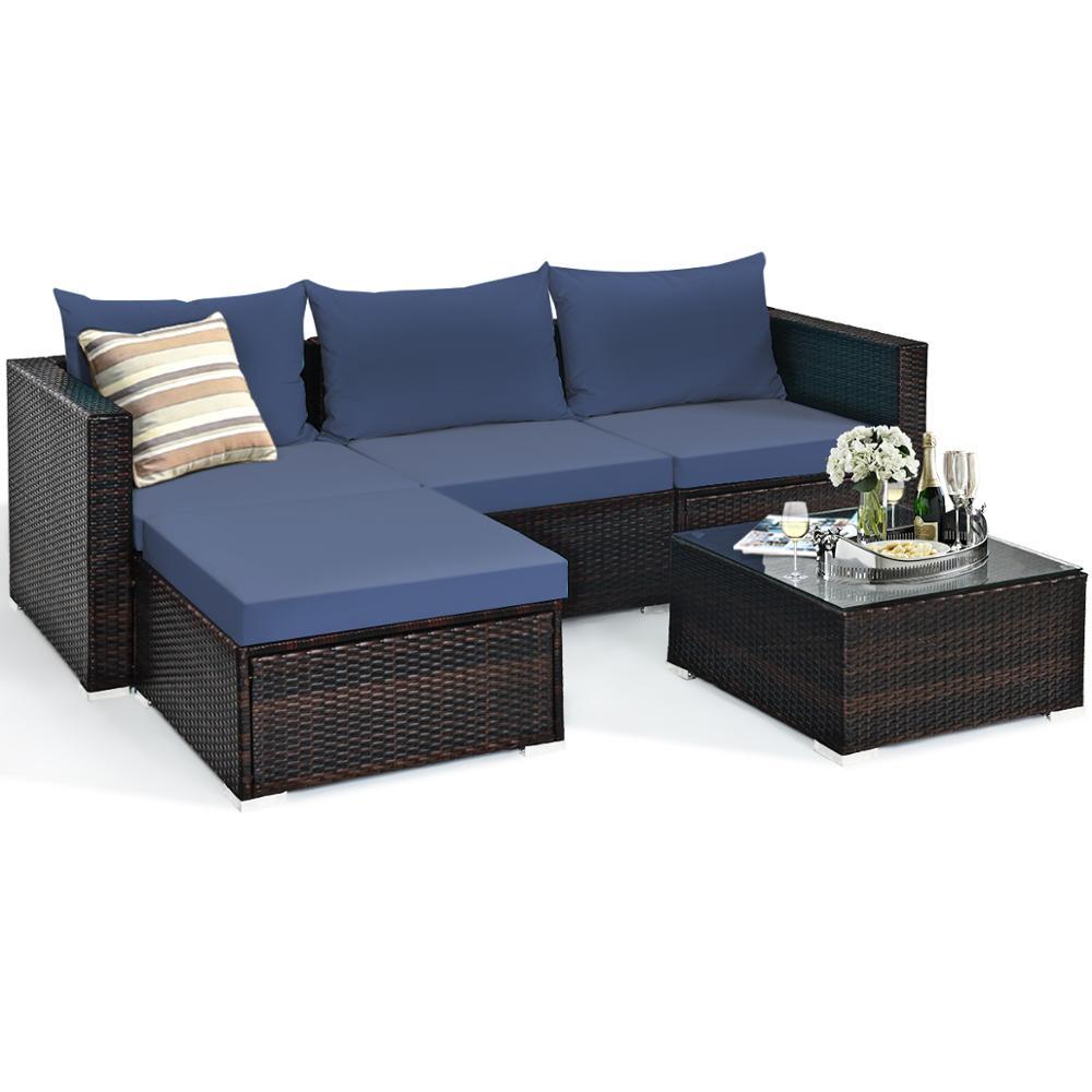 Patio Rattan Sectional