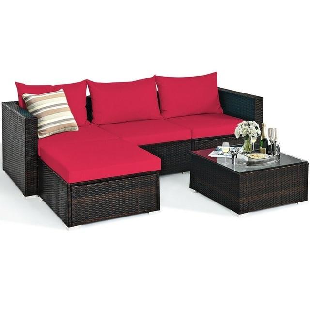 Patio Rattan Sectional