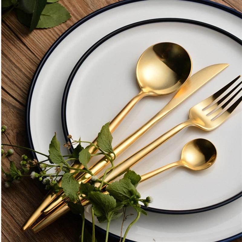 Gold Cutlery Set