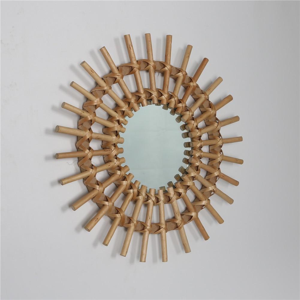 Rattan Sunburst Mirror