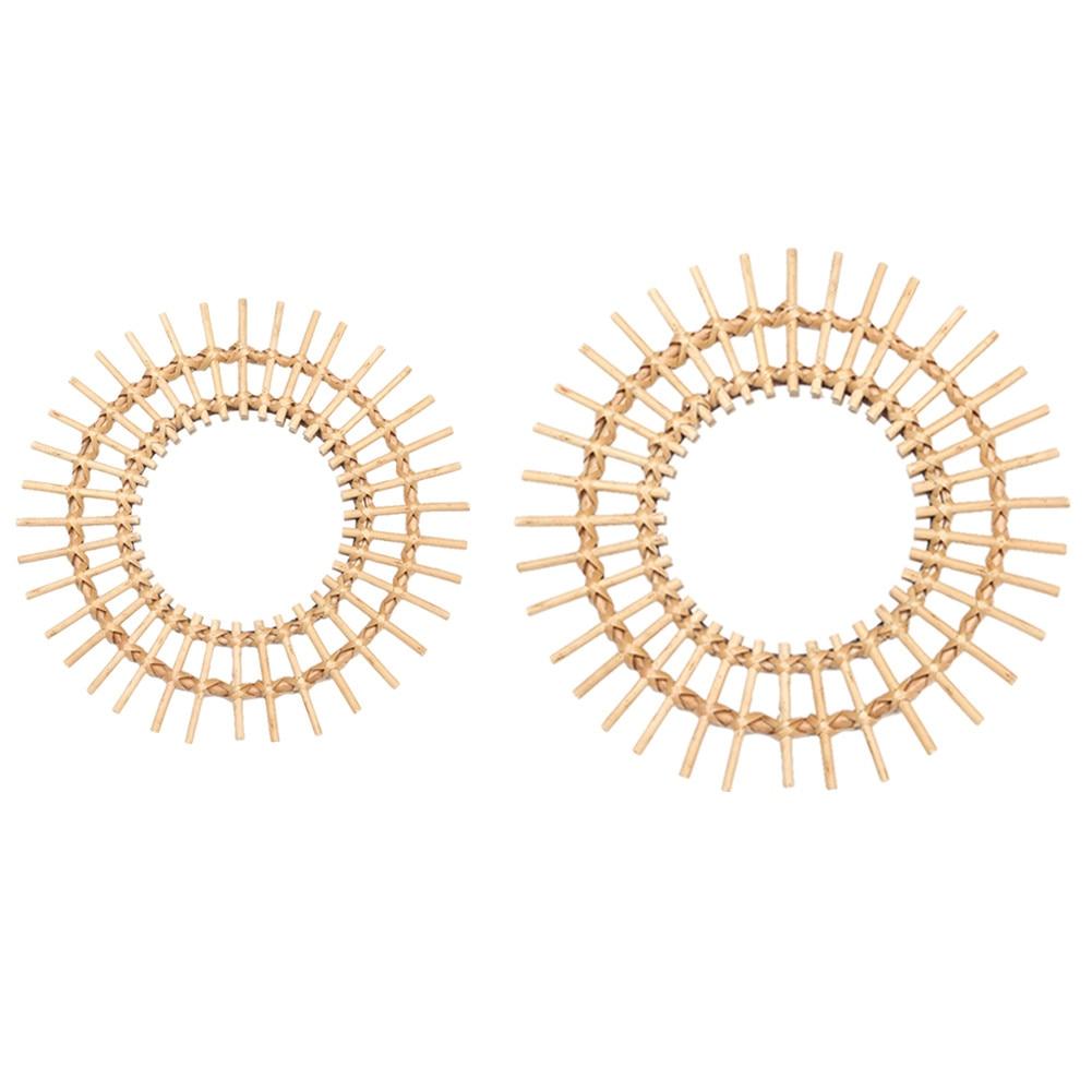 Rattan Sunburst Mirror