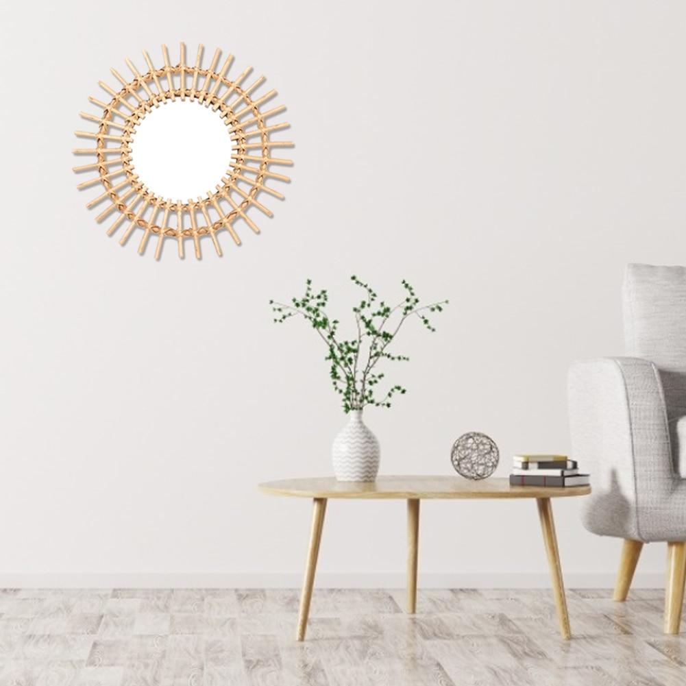 Rattan Sunburst Mirror