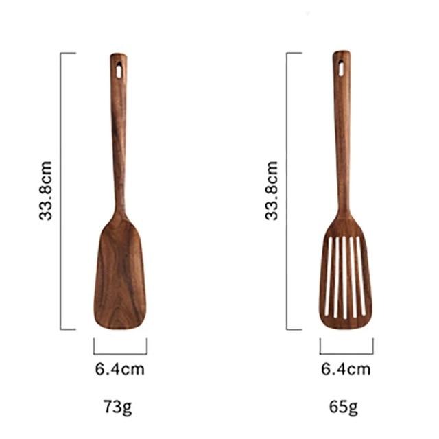 Natural Wood Tableware Set