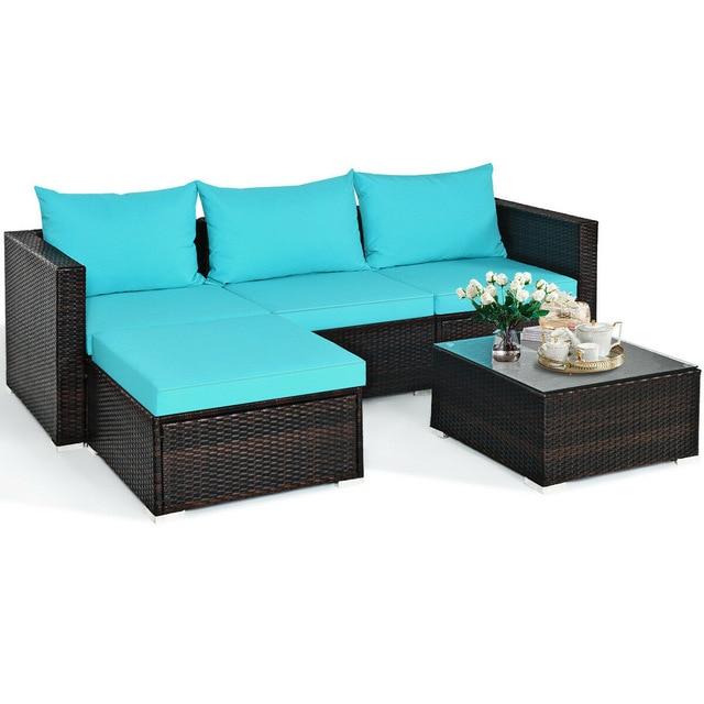 Patio Rattan Sectional