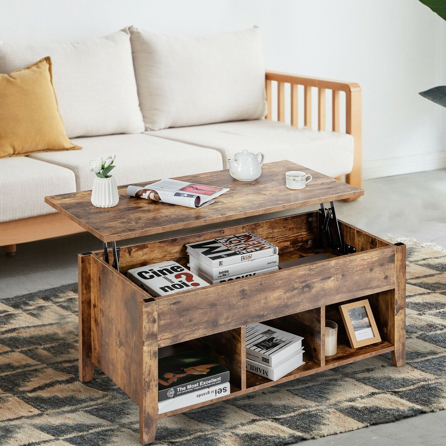 Lift Top Coffee Table w/ Storage