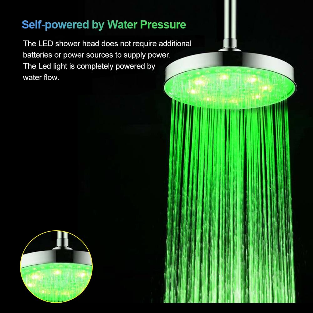 Smart LED Rainfall Shower Head