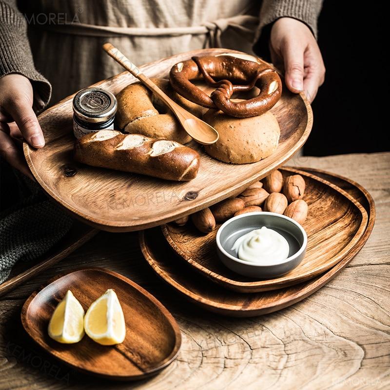 Walnut Serving Plates