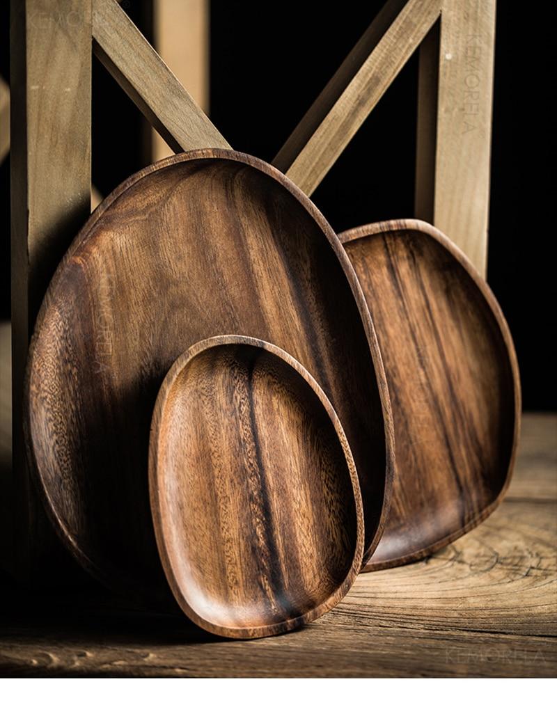 Walnut Serving Plates