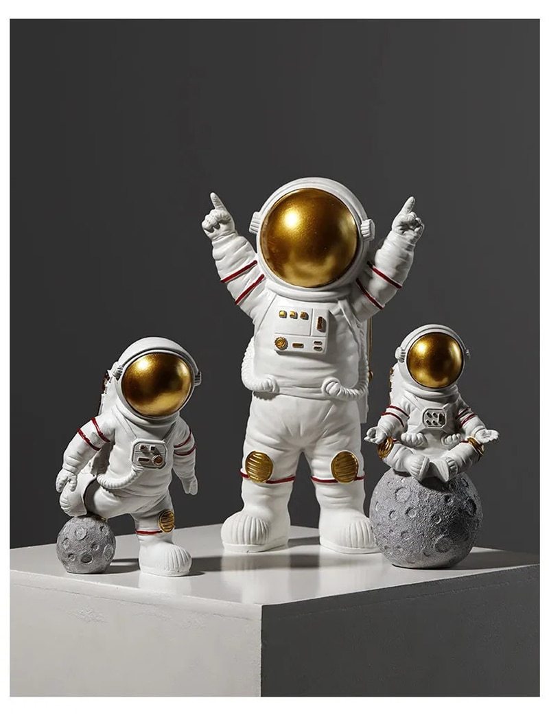 3pc Astronaut Décor