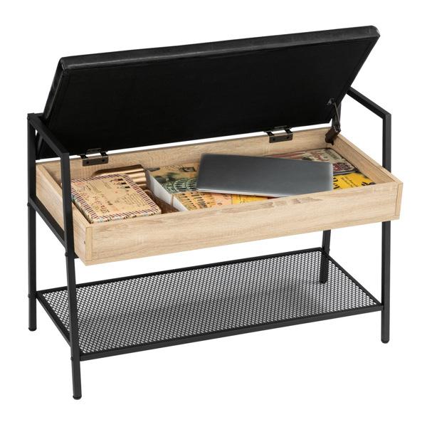 Bench Organizer w/ Storage and Shoe Rack