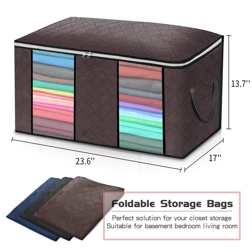 4pcs Stackable Storage Bins