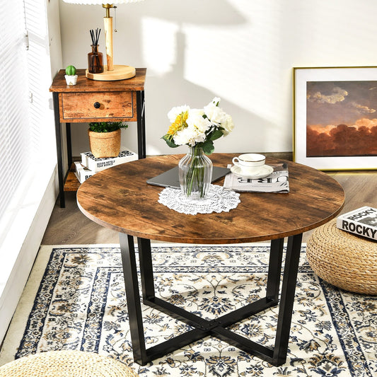 Round Coffee Table (metal frame)