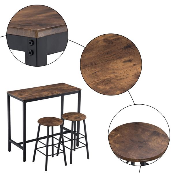 Industrial Style Bar Furniture Set