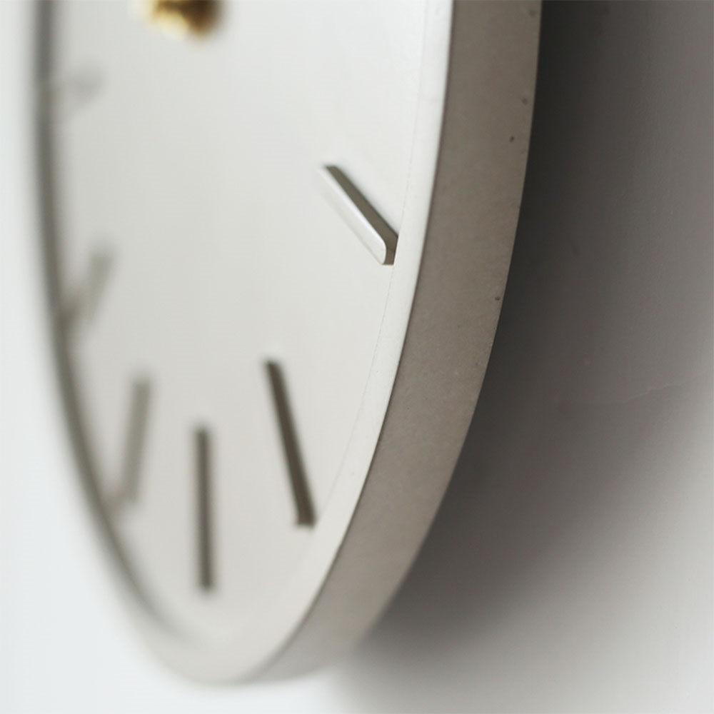 Minimalist Cement Wall Clock