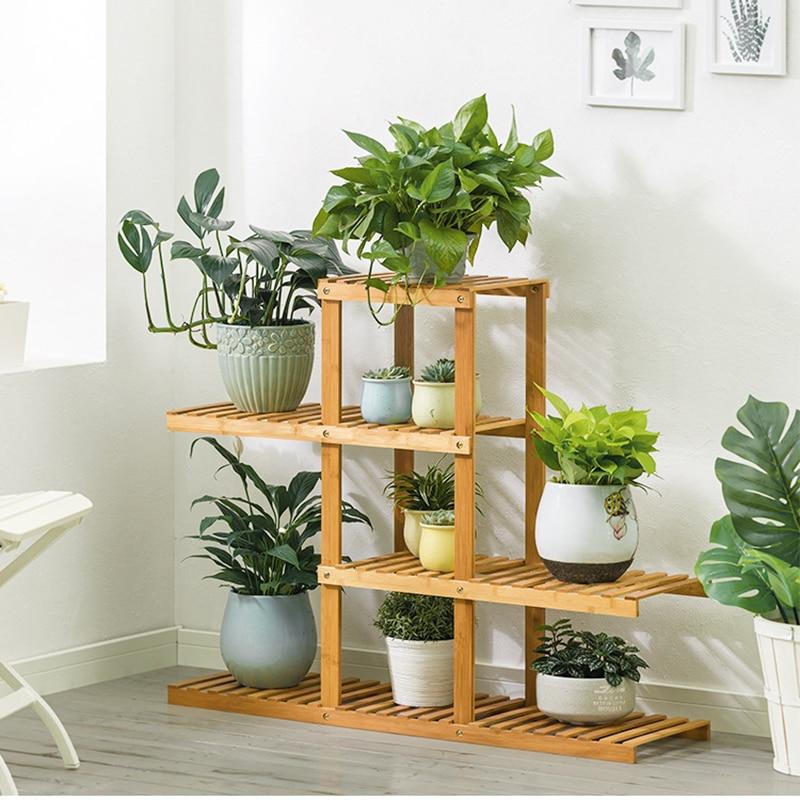 Bamboo Plant Stand