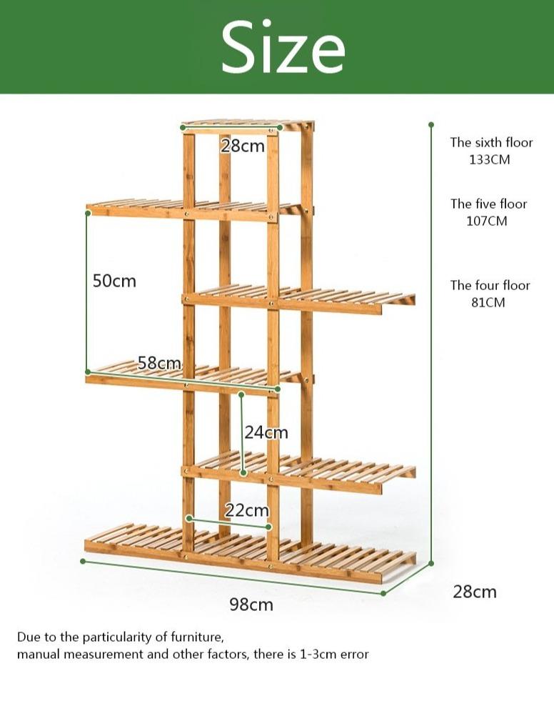 Bamboo Plant Stand