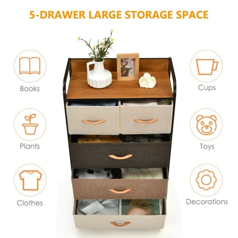 4-Tier Tower Storage Dresser