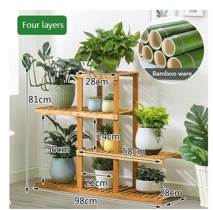 Bamboo Plant Stand